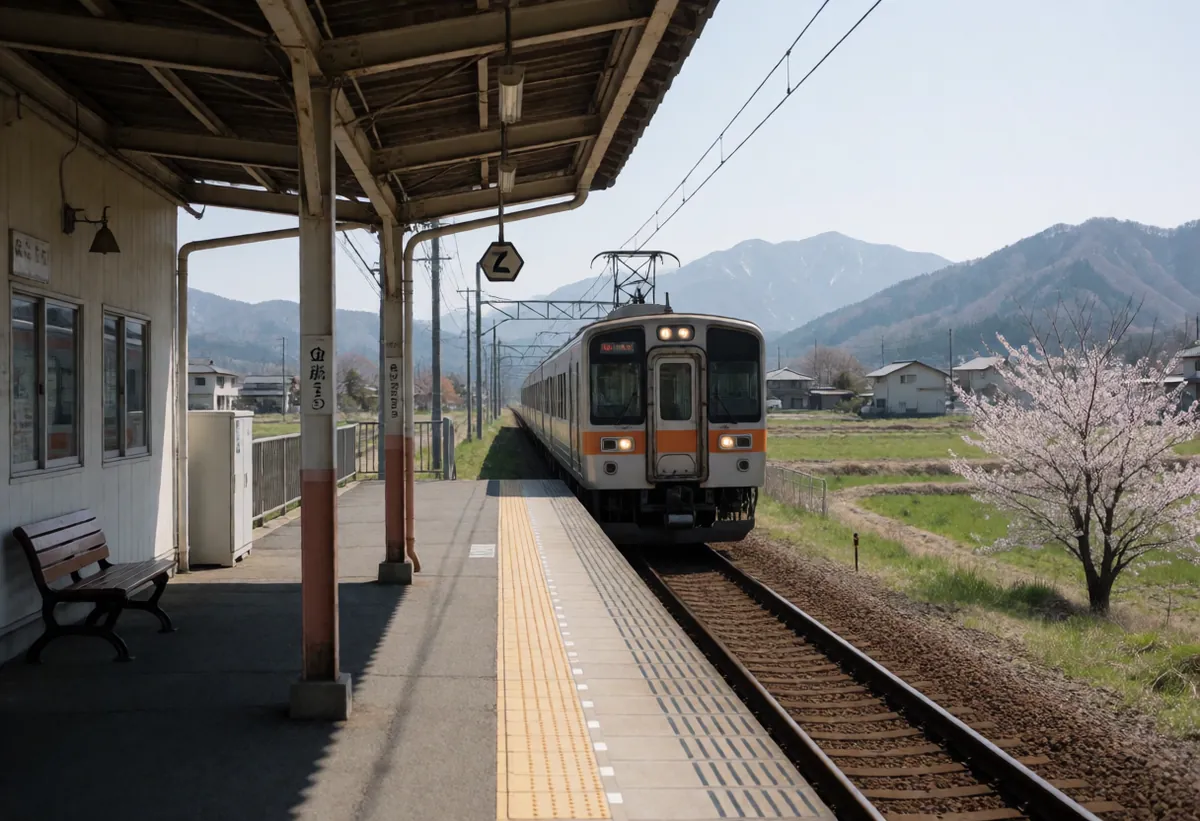 ローカル線の旅は、目的地を一駅に絞ると崩れにくいのイメージ